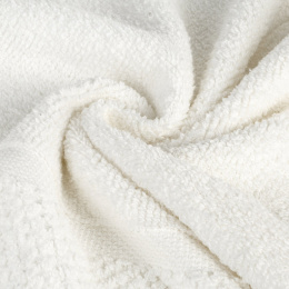 Ręcznik z puszystej i wyjątkowo grubej przędzy bawełnianej 50x90 Vilia kremowy