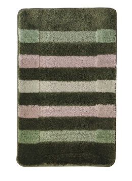 Antypoślizgowy dywanik łazienkowy 50x80 Selection Roma2 zieleń-len