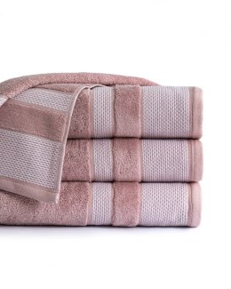 Ręcznik bawełniany 50x90 carlo pudrowy