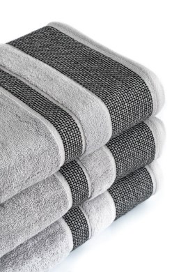 Ręcznik bawełniany 50x90 carlo jasno-szary