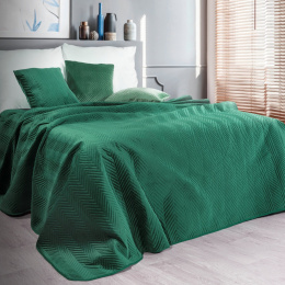 Narzuta na łóżko 170x210 sofia zielona