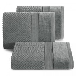 Ręcznik bawełniany 70x140 jessi stalowy