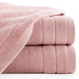 Ręcznik bawełniany 70x140 damla pudrowy