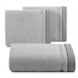 Ręcznik bawełniany 70x140 kinga stalowy