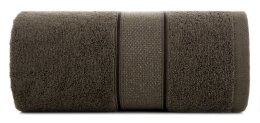 Ręcznik bawełniany 70x140 Liana ciemnobrązowy