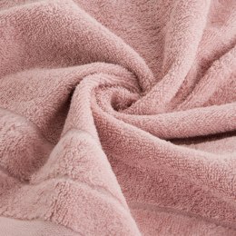 Ręcznik bawełniany 70x140 damla pudrowy